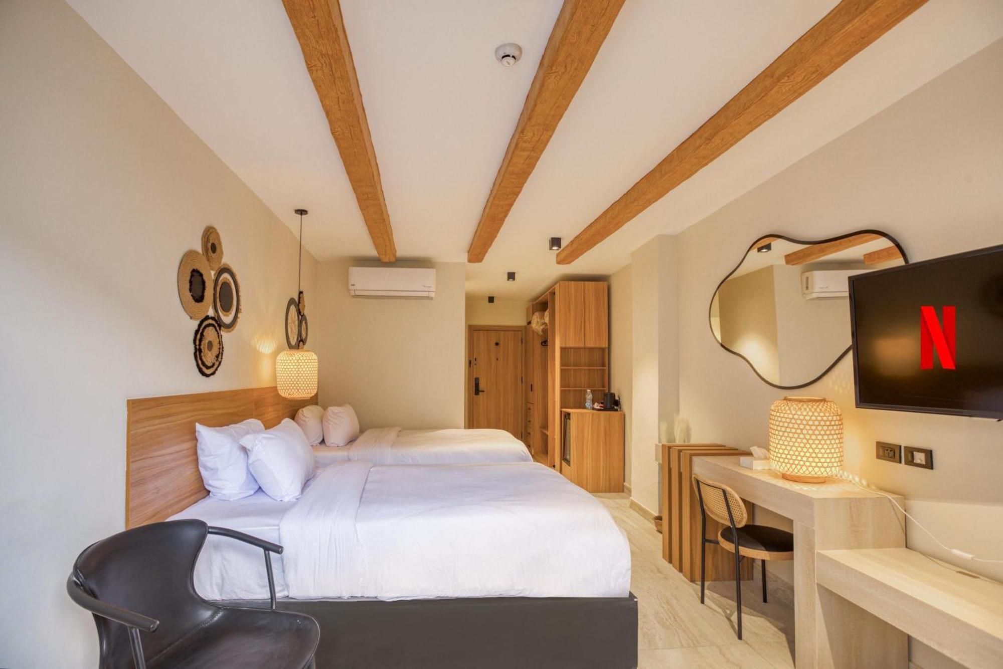 La Boutique Hotel - Vue Des Pyramides Kafrat al Jabal Bagian luar foto