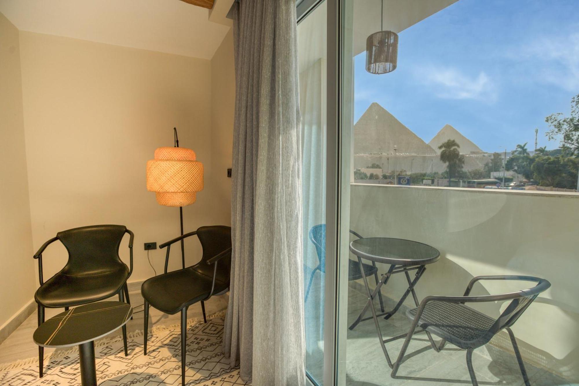 La Boutique Hotel - Vue Des Pyramides Kafrat al Jabal Bagian luar foto